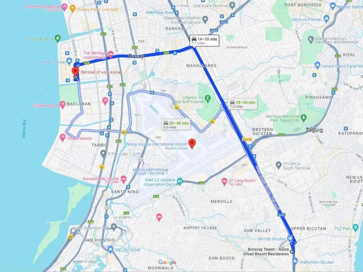 Premium 1Bedroom Condo Unit Near Airport, Moa, Casinos, Sm Bicutan Manila
